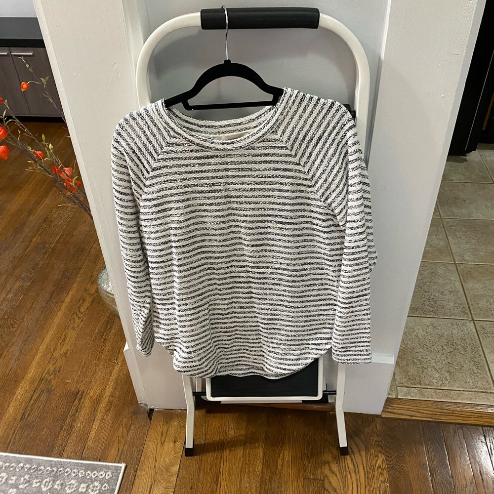 LOFT striped textured Sweater